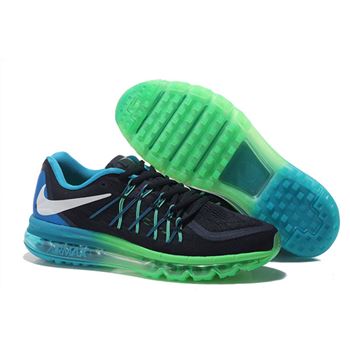 Nike Air Max 2015 Shoes For Women Black Green Blue